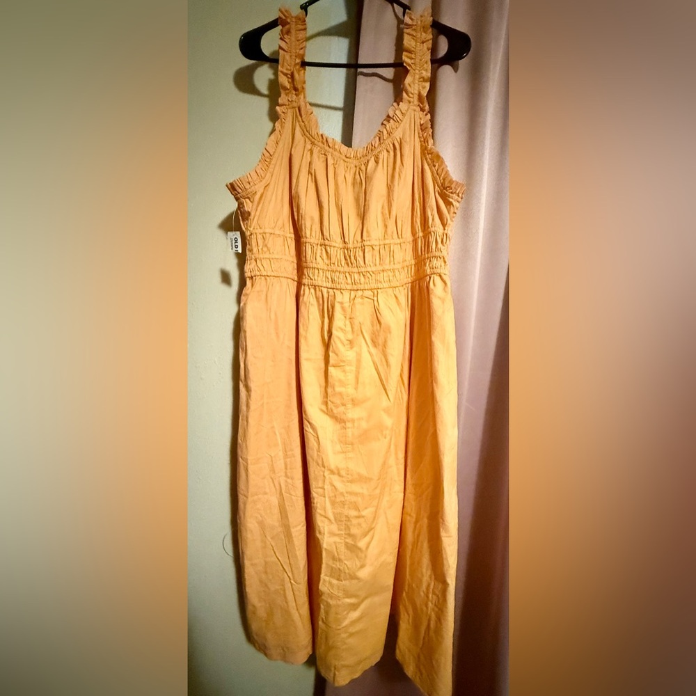 Old Navy Women's Peach Maxi Dress